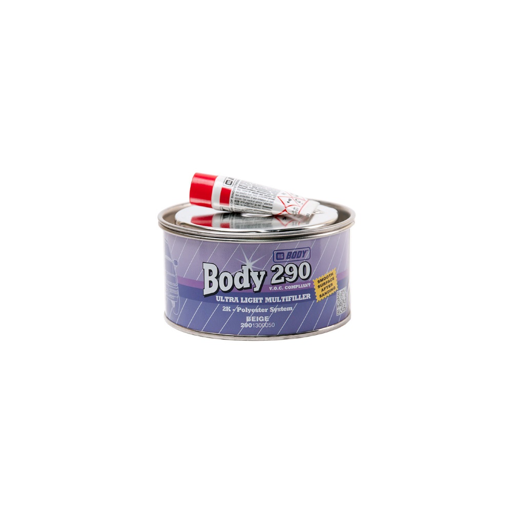 Уценка. Шпатлевка  BODY 290 Ultra Light  сверхоблегч. 0.2 л. 24шт./кор.